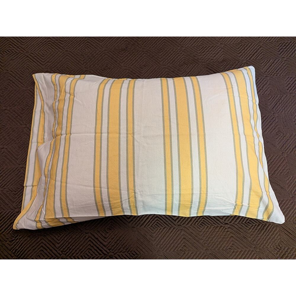 Urban Outfitters Collegiate Stripe Pillow Shams (2) - New